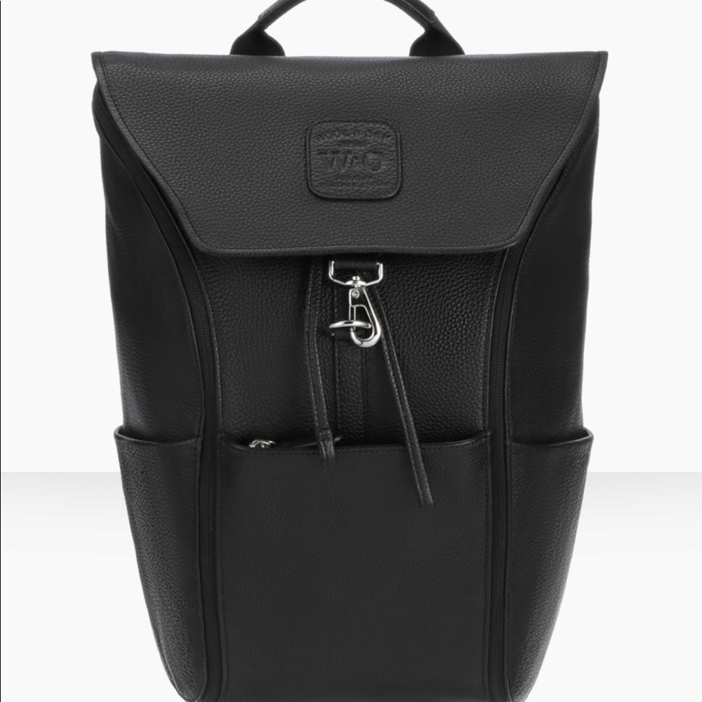 Leather Wool & Oak Wings TSA approved backpack